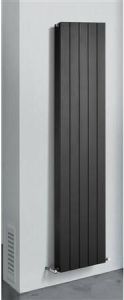 THERMRAD Alustyle radiator 1209W recht verticaal buis driehoekig 6 aansluitingen hxlxd 1833x320x95mm mat zwart