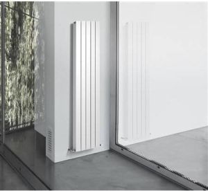 THERMRAD Alustyle radiator 1675W recht verticaal buis driehoekig 6 aansluitingen hxlxd 2033x400x95mm mat wit