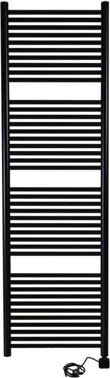 Thermrad Tone-E elektrische handdoekradiator 120x55cm 600W mat zwart
