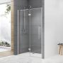 Van Rijn Products ST05300 nis douchedeur 2-delig 140x200 cm chroom - Thumbnail 1