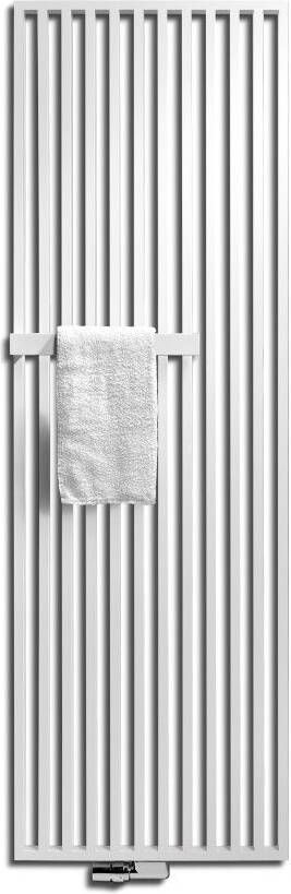VASCO Arche PLUS radiator 1050W recht verticaal buis rechthoekig 3 aansluitingen hxlxd 1800x470x45mm mat wit RAL9016