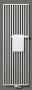 Vasco Arche plus designradiator met handdoekbeugel rechts 1800x470mm 1050W aansluiting 1188 zwart (M300) 111190470180011880300-0000 - Thumbnail 2