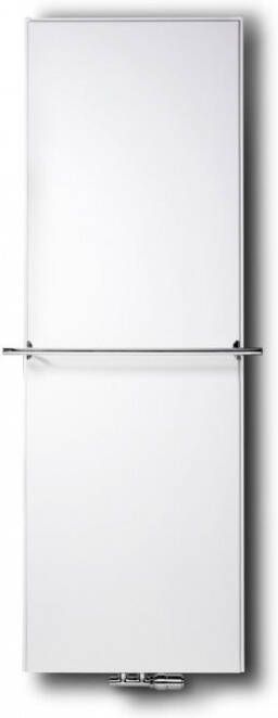 Vasco Flat V Line paneelradiator vlak type 22 700x2200mm 2845W aansluiting 8008 wit structuur 112990700220080080600-0000