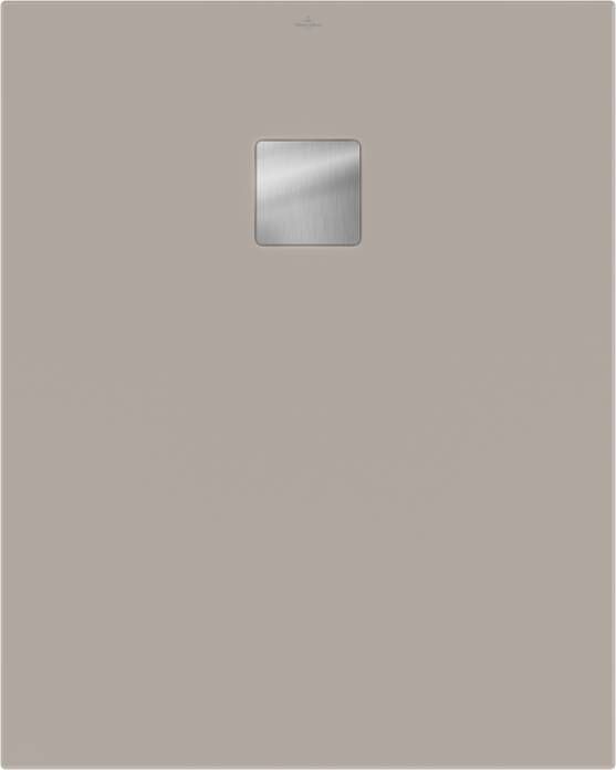 Villeroy & Boch Excello douchevloer 100x80cm polyurethaan acryl Grey uda1080exc2v-3s