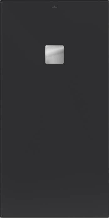 Villeroy & Boch Excello douchevloer 160x80cm polyurethaan acryl Anthracite uda1680exc2v-1s