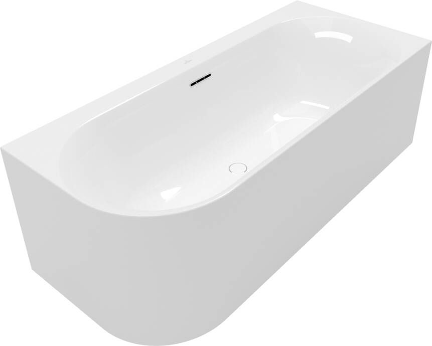 Villeroy & Boch Loop & friends hoekbad 170x75cm hoek rechts acryl Wit alpin glans uba170lof9cr00v-01