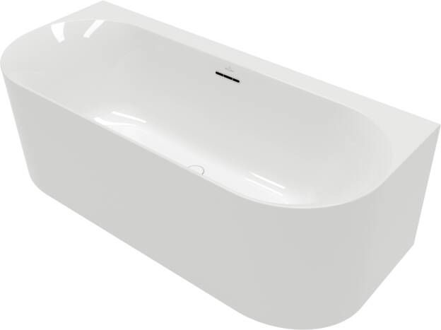 Villeroy & Boch Loop & friends half vrijstaand bad 180x80cm Acryl Wit Alpin glans uba180lof9cs00v-01