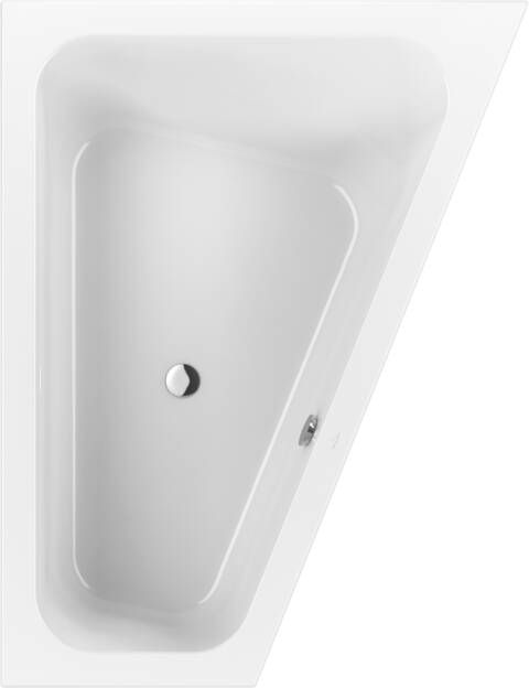 Villeroy en boch Loop en friends bad 175x135cm rechts met ovale binnenvorm wit uba175lfo9rev01