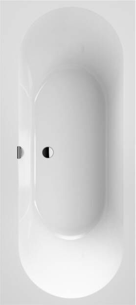 Villeroy & Boch Oberon 2.0 inbouwbad duo 180x80cm quaryl wit