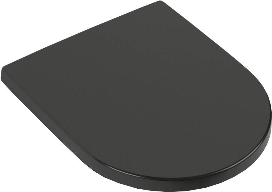 VILLEROY&BOCH Villeroy&amp Boch Subway 3.0 closetzitting ovaal met QuickRelease en SoftClosing scharnieren rvs scharnieren. Graphite CeramicPlus - Foto 3