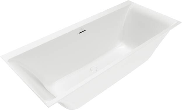 Villeroy & Boch Subway 3 0 inbouwbad met ligzijde links en rechts 180x80cm glans stone white quaryl - Foto 2