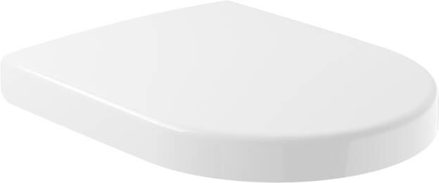 Villeroy & Boch Subway closetzitting met deksel en rvs scharnieren wit 9m556101 - Foto 2