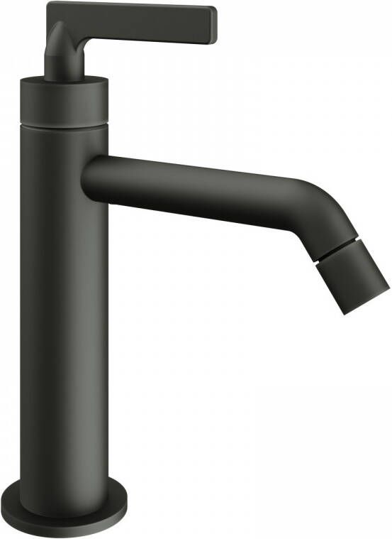 Vtwonen Vt wonen baden Grip eenhendel wastafelkraan zonder waste black steel black steel