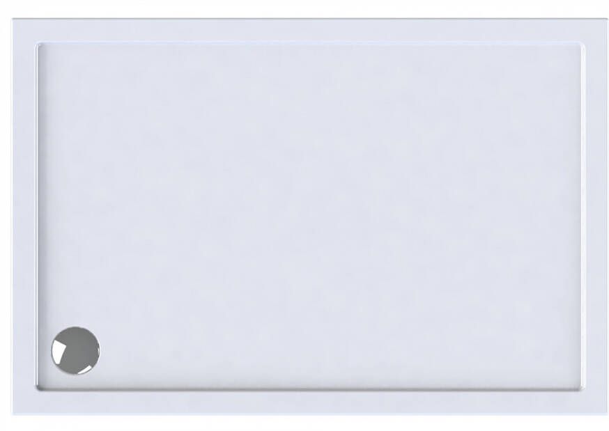Wisa Maia Douchebak 110x80x5cm afvoer 90mm rechthoek Acryl Wit 5070402601