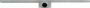 Wiesbaden Drain douchegoot met glasrooster zwart 100cm zonder flens - Thumbnail 1