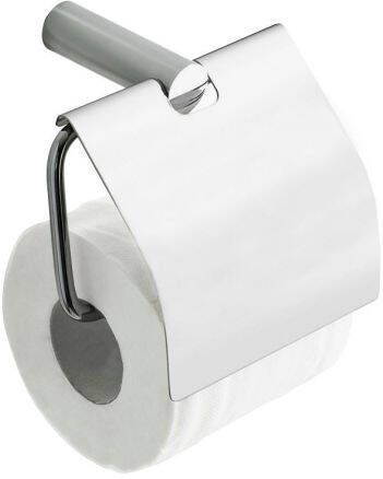 Wiesbaden Ida toiletrolhouder met klep wandmontage chroom - Foto 3