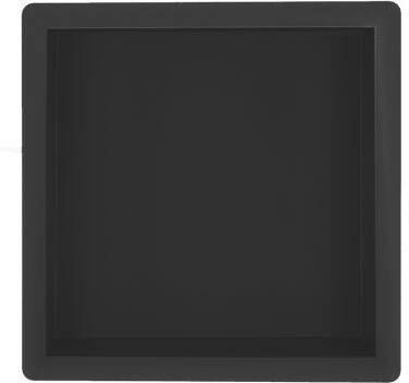 Wiesbaden inbouwnis 30x30x10cm mat zwart