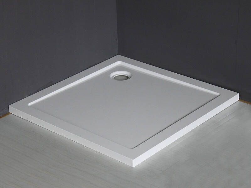 Xellanz Douchebak SMC | 90x90x4 cm | SMC | Excl.Afvoer | Vierkant | Wit glans - Foto 5