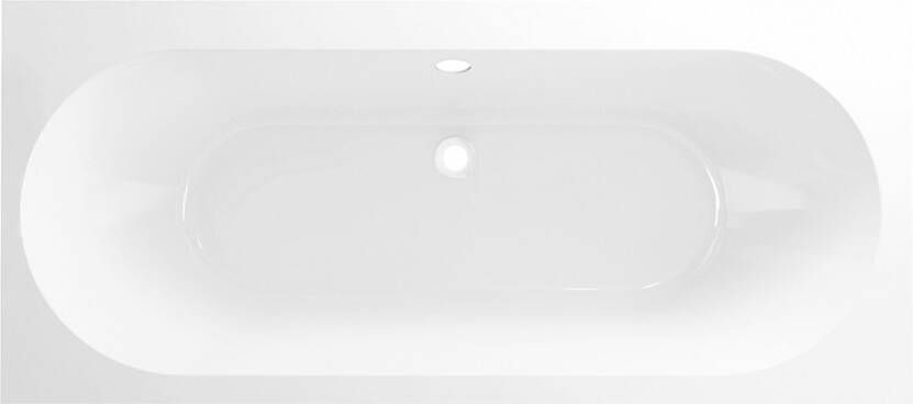 Xellanz Ligbad Inbouw Portus Rechthoek 1-2 Persoons Duobad 90x190x50cm Acryl Badkuip Glans Wit - Foto 5