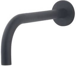 Wiesbaden Wastafelkraan 18 mm SLIM Uitloop Rond 20 9 cm Mat Zwart - Foto 2