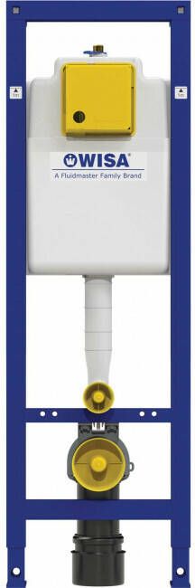 WISA XS Excellent Inbouwelement met frame WC frontbediening verstelbaar 1180-1380 x 380 x 140-200mm (HxBxD) - Foto 3