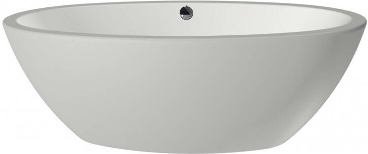 Xenz Britt vrijstaand bad 190x94x60 edelweiss incl. 7006. gemonteerde badafvoer vulcombinatie wit mat 7004 03 VC WM
