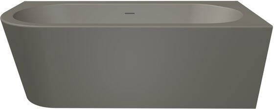 Xenz Half-vrijstaand bad Charley | 180x80 cm | Rechts | Incl.Badafvoer-Mat wit | Sleuf overloop | Acryl | Mat wit - Foto 4