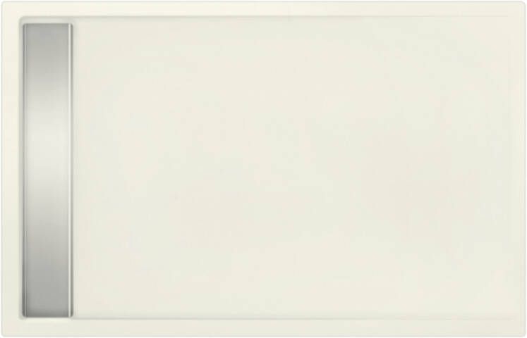 Xenz Douchevloer Easy Tray | 110x90 cm | Incl.Gootcover en Afvoersifon | Acryl | Rechthoek | Wit mat - Foto 4
