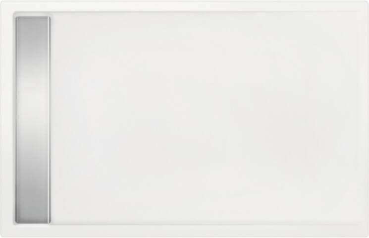 Xenz Douchevloer Easy Tray | 140x100 cm | Incl.Gootcover en Afvoersifon | Acryl | Rechthoek | Wit glans - Foto 10