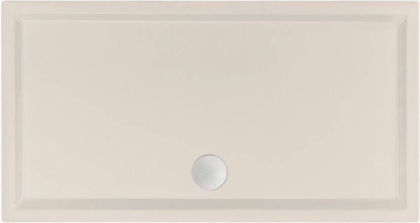 Xenz Douchebak Mariana | 180x80x4 cm | Incl.Afvoersifon-Chroom | Acryl | Rechthoekig | Pergamon glans - Foto 4