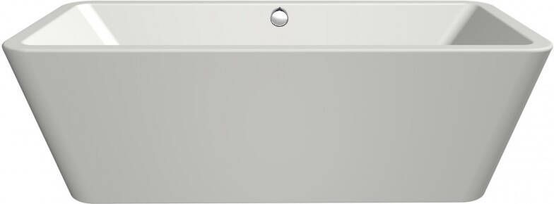 Xenz Marina duobad 180x80x60 edelweiss incl. 7006 badafvoer vulcombinatie grafiet geborsteld 7009 03 VC GG - Foto 2