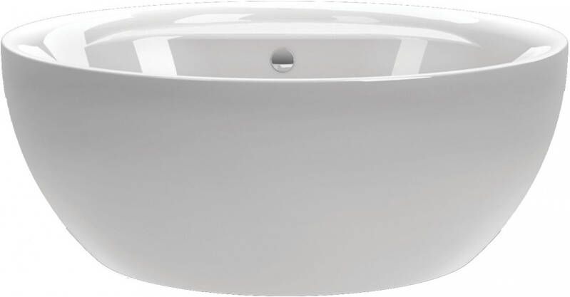 Xenz Max vrijstaand bad rond acryl 160x160x60cm wit glans met afvoer overloopcombinatie wit glans - Foto 2