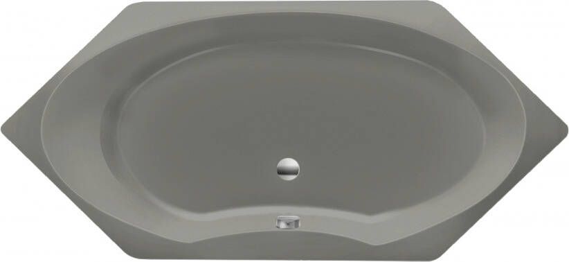 Xenz Ligbad Inbouw Orona Hoekbad 1-2 Persoons Duobad 90x190x50cm Acryl Cement Mat met Poten