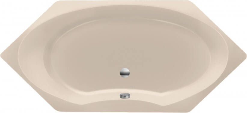 Xenz Ligbad Inbouw Orona Hoekbad 1-2 Persoons Duobad 90x190x50cm Acryl Creme Mat met Poten