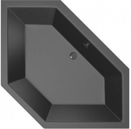 Xenz Society 145 zeshoekig hoekbad 145x145cm Ebony