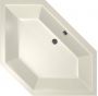 Xenz Ligbad Inbouw Society 145 Hoekbad 1-2 Persoons Duobad 145x145x50cm Acryl Bahama Beige Hoogglans met Poten - Thumbnail 5