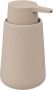 5Five Zeeppompje dispenser Cocoon kunststeen beige 15 cm 300 ml Zeeppompjes - Thumbnail 1