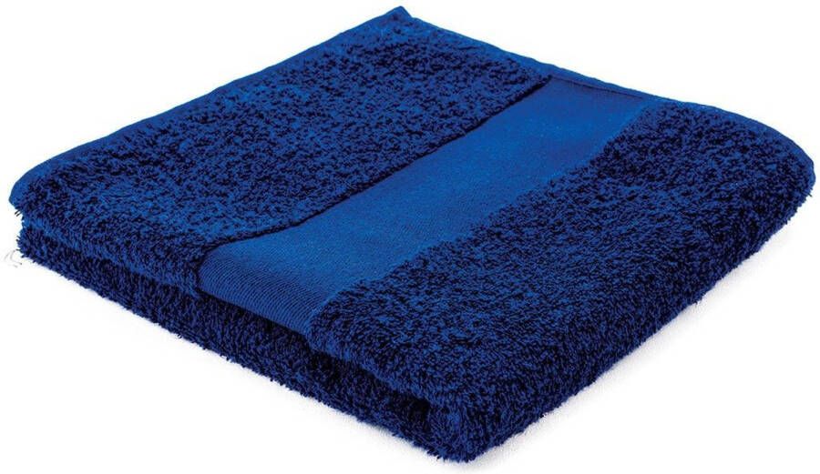 Arowell badhanddoek badlaken 100 x 50 cm 500 gram donkerblauw 10 stuks