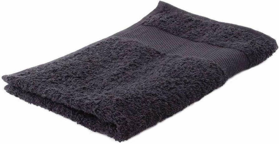 Arowell Gastendoek Gastenhanddoek 50 x 30 cm 500 Gram Zwart 10 stuks