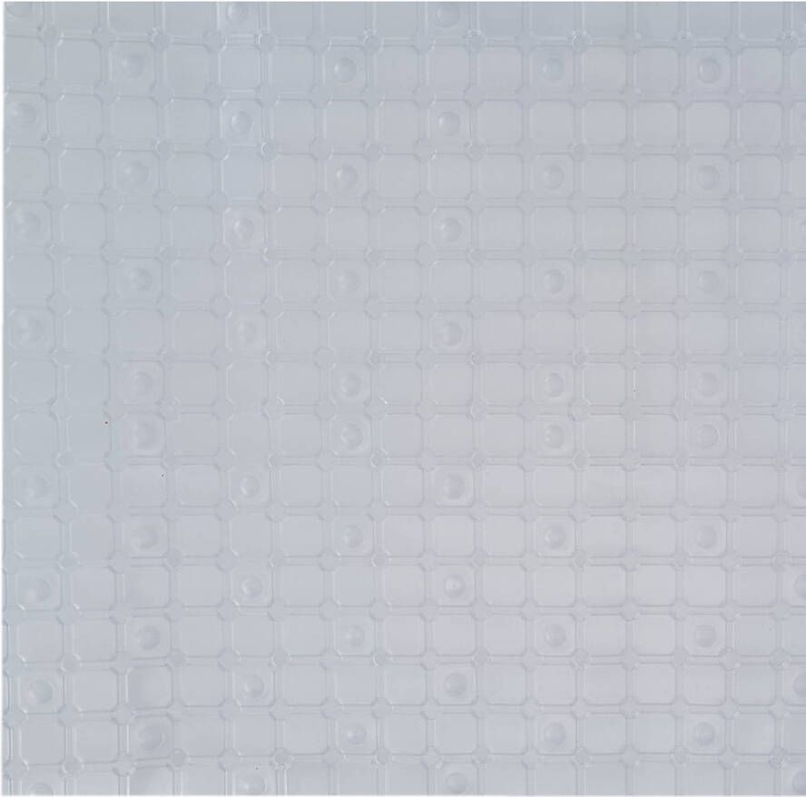 Arte r 2x stuks badmatten douchematten anti-slip transparant geweven patroon 50 x 50 cm Badmatjes