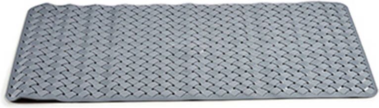 Arte r Anti-slip badkamer douche bad mat grijs PVC 78 x 38 cm Badmatjes