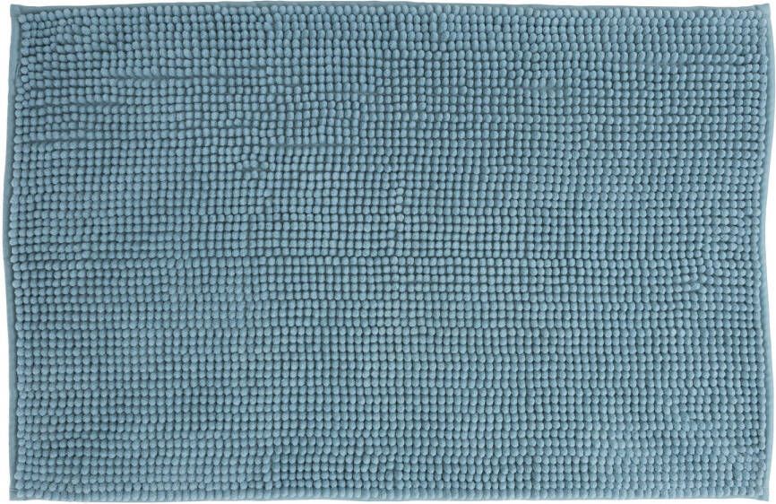 Atmosphera Badkamer kleedje badmat voor de vloer 50 x 80 cm lichtblauw Badmatjes