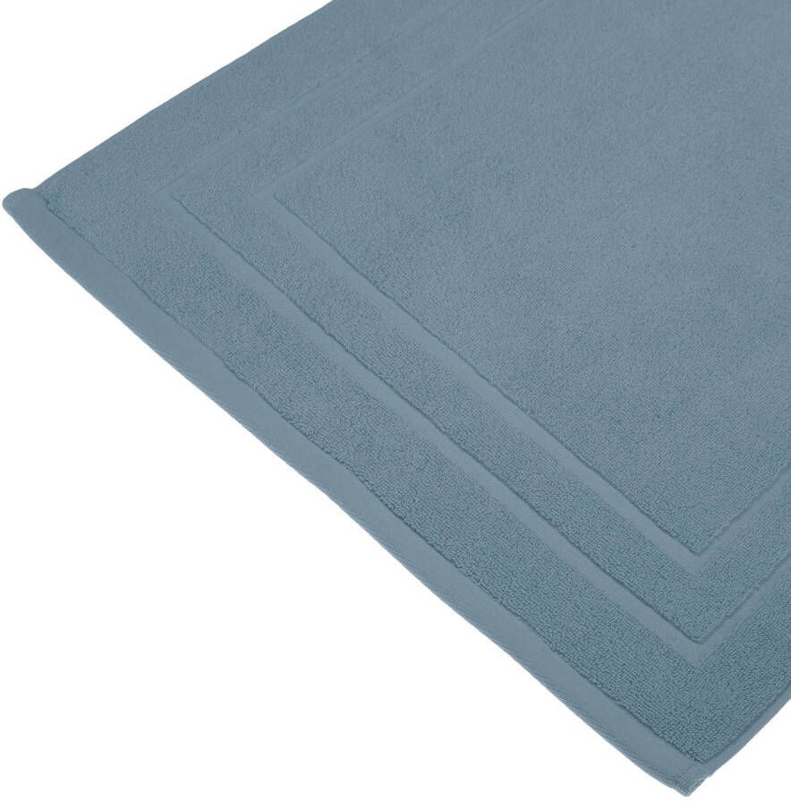 Atmosphera Badkamerkleed badmat voor vloer 50 x 70 cm Blauw Badmatjes