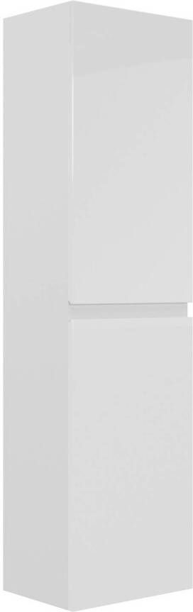 Badplaats Badkamerkast Angela 40 x 30 x 150 cm Hoogglans wit