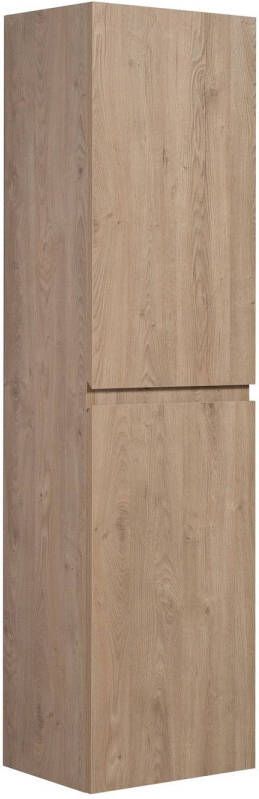 Badplaats Badkamerkast Angela 40 x 30 x 150 cm kastanje eiken