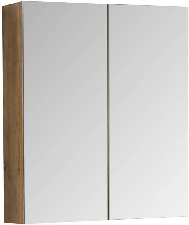 Badplaats Spiegelkast Cuba 60 x 16 x 72 cm Eiken spiegelkast