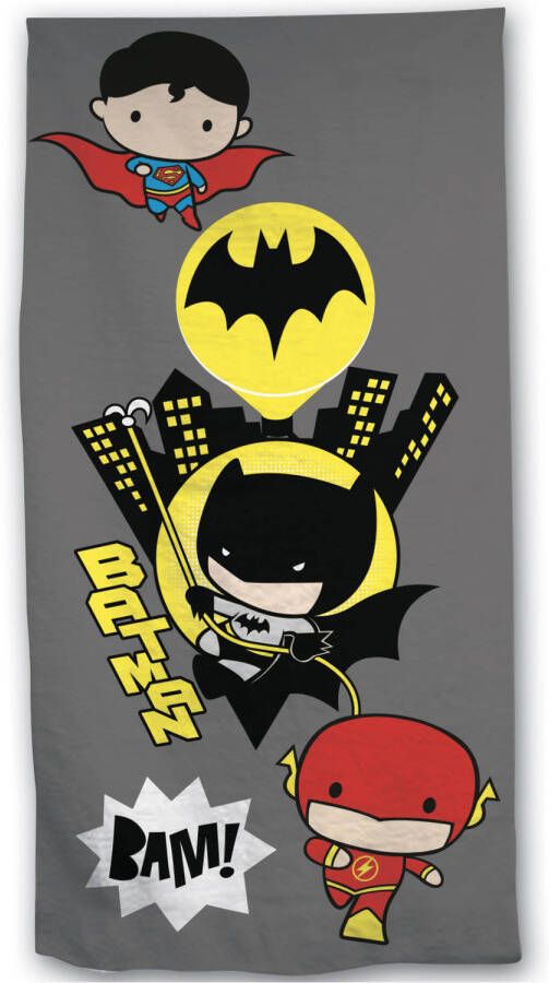 Batman 2-in-1 Strandlaken + Gymbag 70 x 140 cm + 43 x 32 cm Polyester