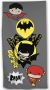 Batman 2-in-1 Strandlaken + Gymbag 70 x 140 cm + 43 x 32 cm Polyester - Thumbnail 2