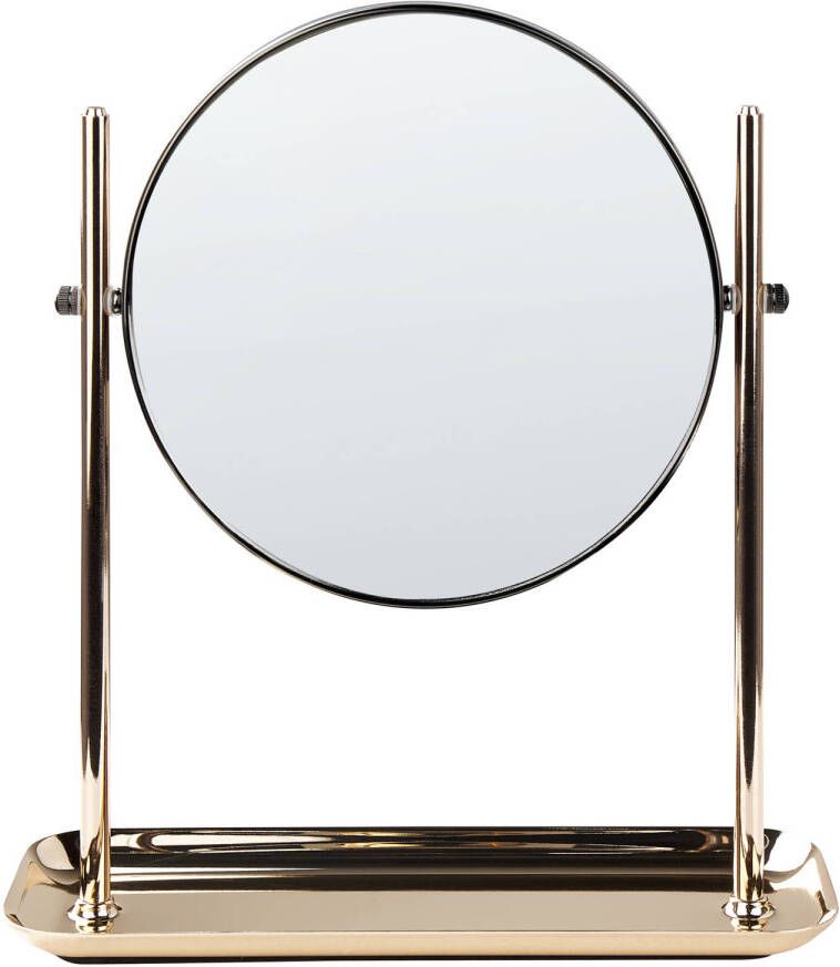 Beliani FINISTERE Make-up spiegel-Goud-IJzer Glas