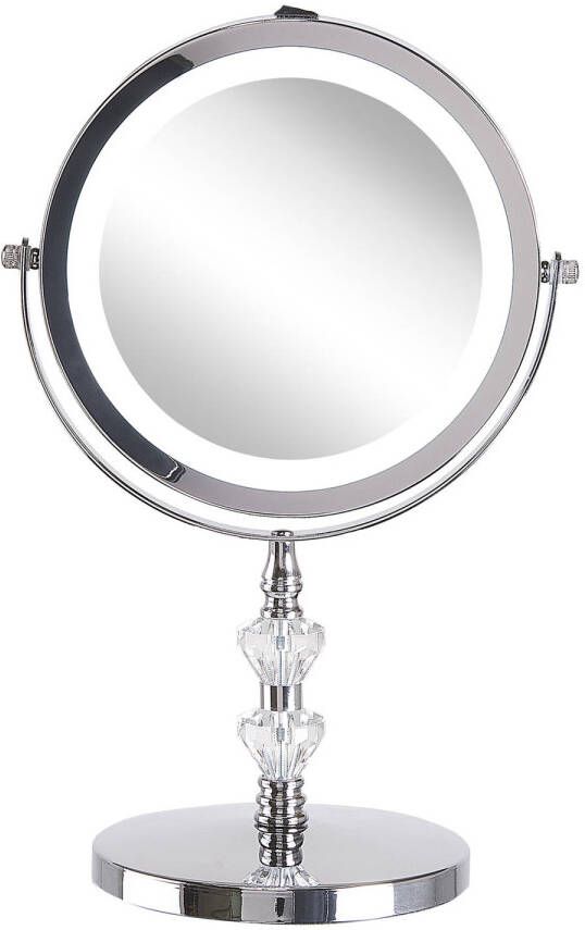 Beliani LAON Make-up spiegel-Zilver-IJzer